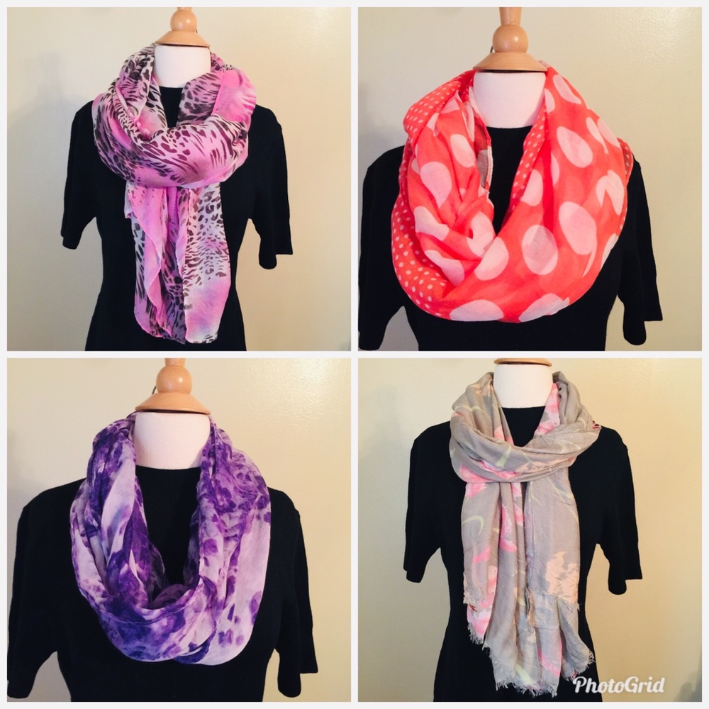 NWT Wrap & Infinity Scarf Bundle